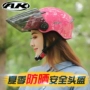 Mũ bảo hiểm xe máy AK Aike nữ mùa hè chống nắng cho xe điện - Xe máy Rider thiết bị găng tay xe máy mùa đông
