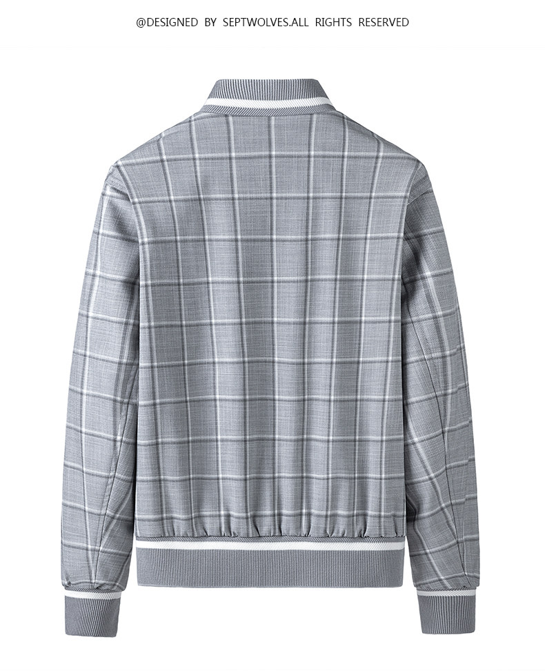 Septwolves, осенняя куртка, бейсбольная форма, коллекция 2021, для мужчины среднего возраста the septwolves / seven wolves 