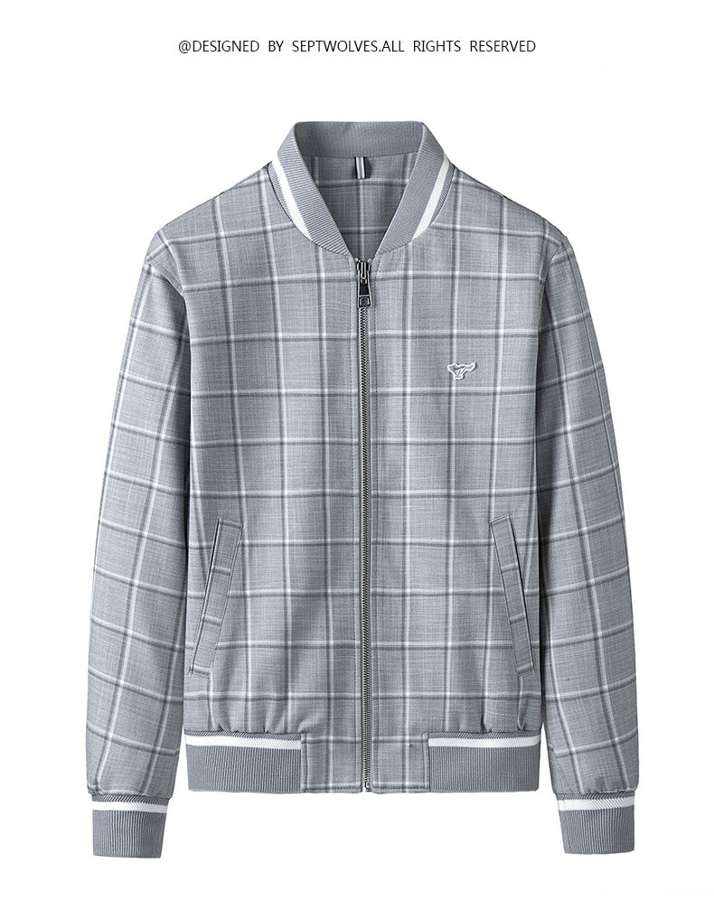 Septwolves, осенняя куртка, бейсбольная форма, коллекция 2021, для мужчины среднего возраста the septwolves / seven wolves 