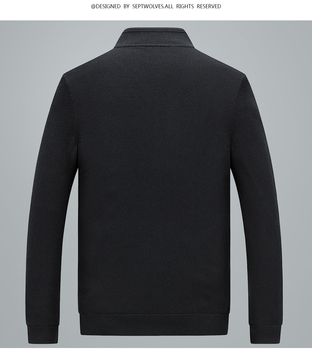 Blouson homme SEPTWOLVES    manches longues en Laine - Ref 3118109 Image 12