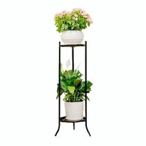 Eurostyle Flower Shelf Multilayer Iron Art Green Lori Chandelia Flower Pots Shelf Indoor Living Room Wall Corner Provincial Space New Pint Price