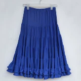 Современная Plaza Latin Pure Color Friends Leaden Осенью зимняя тренировка танцевальная юбка 2370#