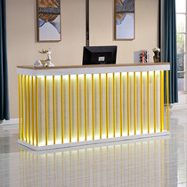 Chinese retro cashier clothing shop shoe shop cafe milk tea shop bar small simple modern front table table