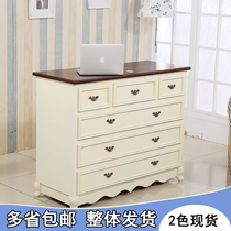 Retro do old cashier clothing store counter simple paint beauty salon childrens clothing Barber Shop Bar