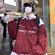 秋新户外登山服休闲连帽潮帅冲锋衣男夹克外套F6401P80控108，男装夹克，电商A268A