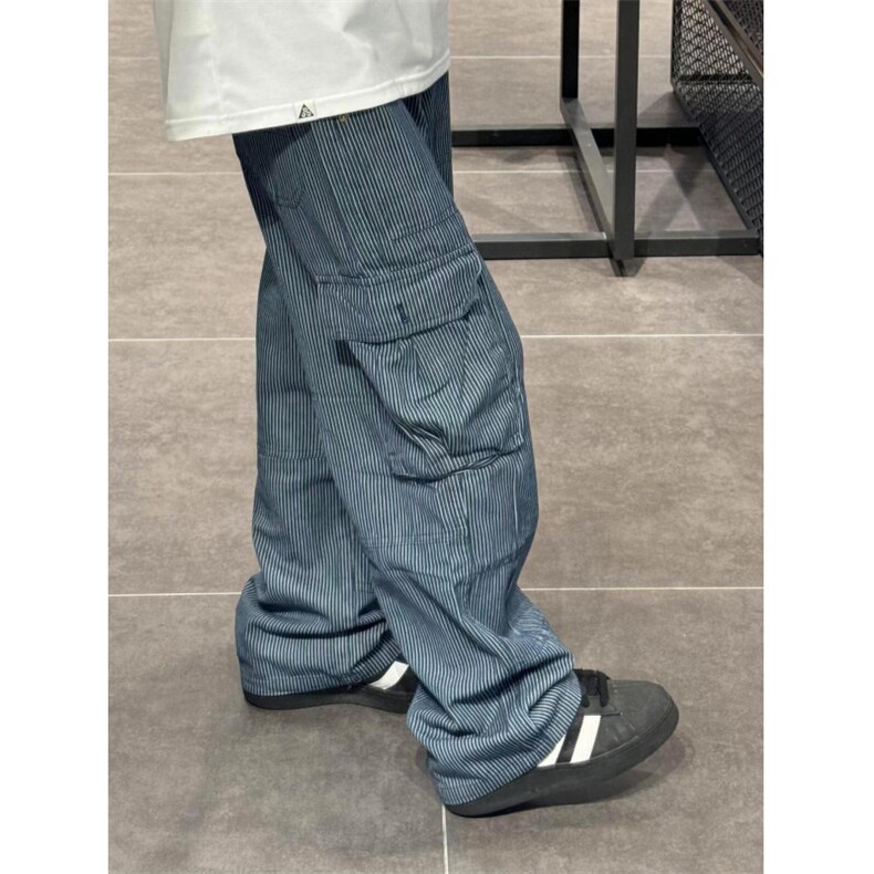 【网图】条纹速干工装裤子男款夏季美式机能冲锋裤WWKZ23-P50,男装工装外套,星座1007（原301D）