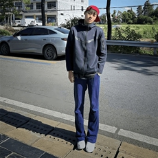 美式高街潮牌男女运动休闲裤直筒宽松慵懒显瘦印花休闲卫裤子，男装休闲裤，电商A486