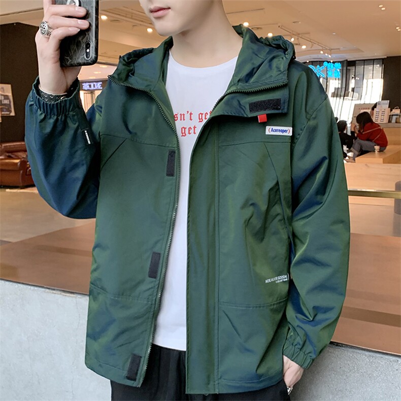 【】A003-HJ5077-P95春装新款炫酷渐变连帽夹克家乐1,男装夹克,电商A003