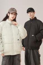 1506-1/818/P65日系冬季小山峰纯色短款中性风棉衣外套男女棉服1，男装棉衣，星座1506-1