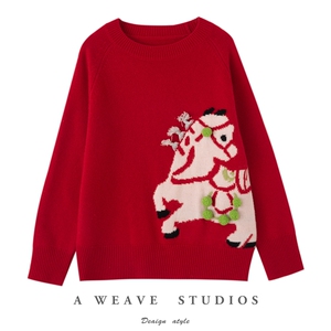 2026年秋季时尚百搭通勤简约休闲套衫，女装羊毛衫，佰米娇羊绒