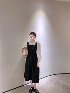 两件套背心裙图片