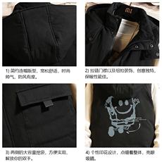 棉马甲男士大码加厚棉背心男坎肩男砖墙MJ47245-P80，男装背心/马甲，电商A040A