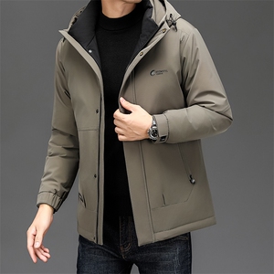 NN6305钱塘2020-3商务休闲简约冬季厚款中年男士羽绒服P205图片