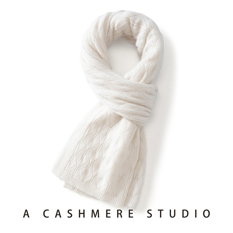 2025年秋季女时尚百搭通勤简约休闲羊绒围巾，围巾，臻歆羊绒