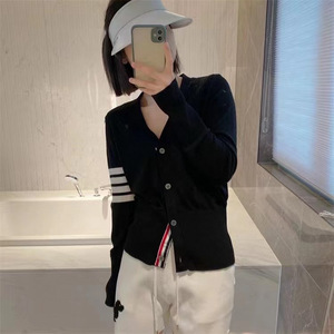 2025春款TB针织小狗开衫天丝棉材质图片