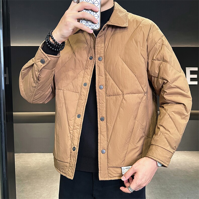 标90白鸭绒店主风轻熟高级感时尚休闲羽绒服外套男YR23801-P195,男装羽绒服,电商A413