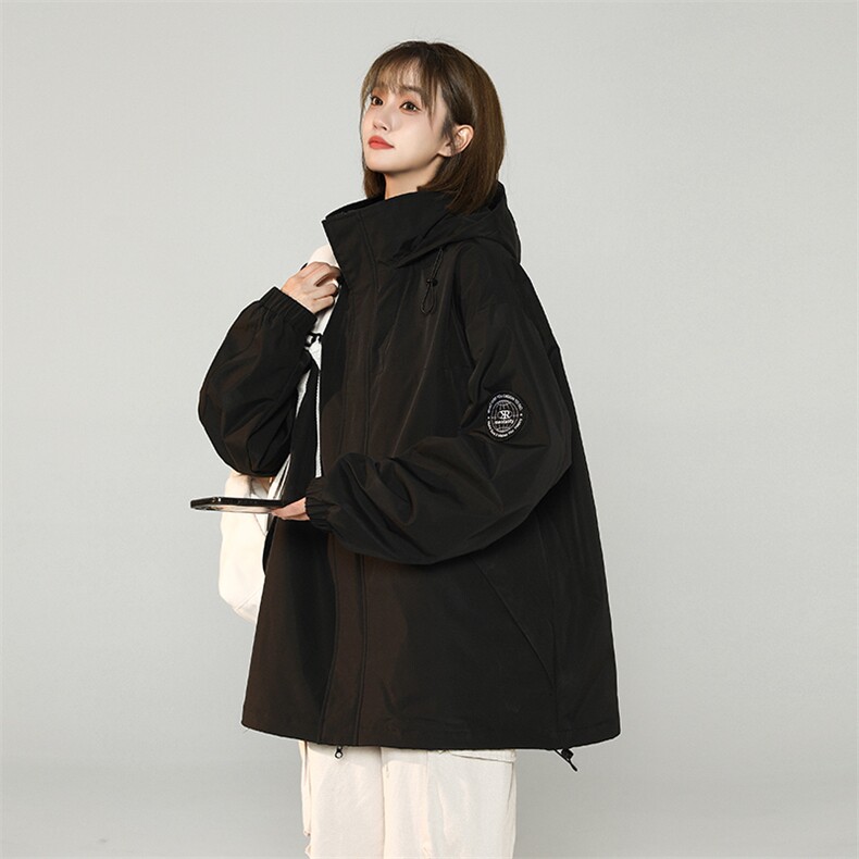 秋季男女同款外套男装宽松连帽工装夹克新款潮流A266-JK9236-P80，男装夹克，电商A266