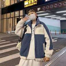 羊羔绒外套男冬装棉衣男士棉服男款羊羔毛棉袄潮男生型SK510/P48，男装棉衣，星座506