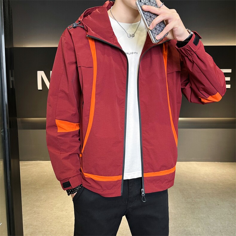 春款现货 冲锋夹克外套男款上衣运动夹克JK02655-P75图片