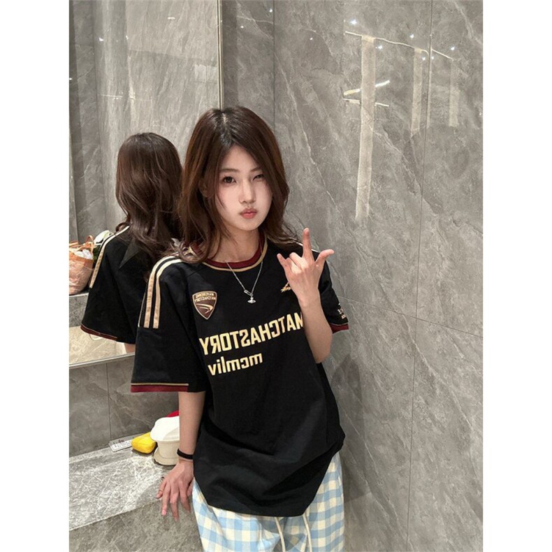 H1031-P38原版做工220克休闲宽松短袖T恤男女同款,男装T恤,星座617A-2