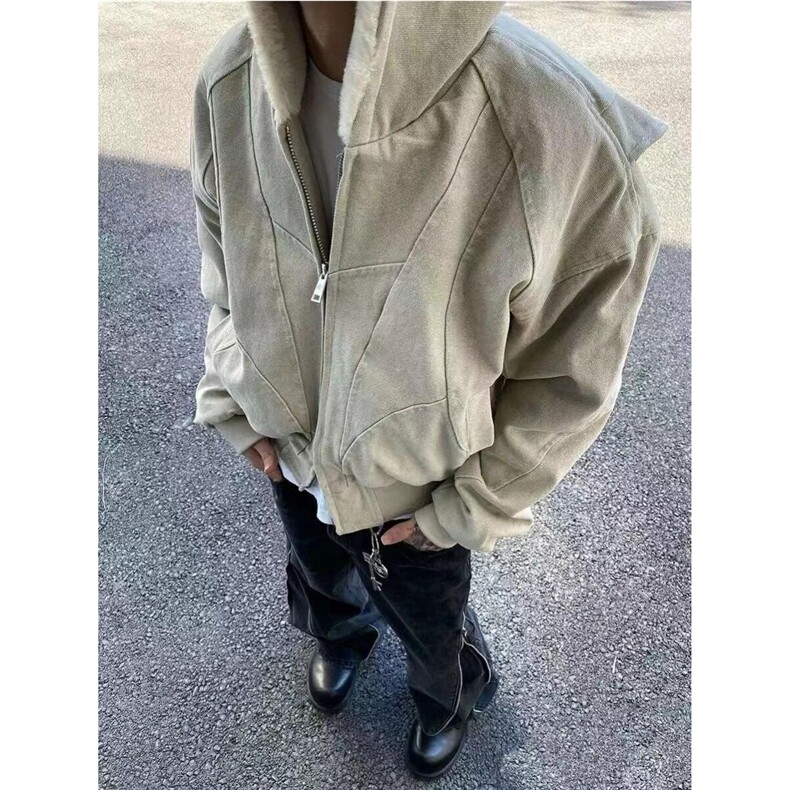 现货 座山雕连帽夹棉夹克棉衣棉服807-3-JKM105-P108  夹克p95图片