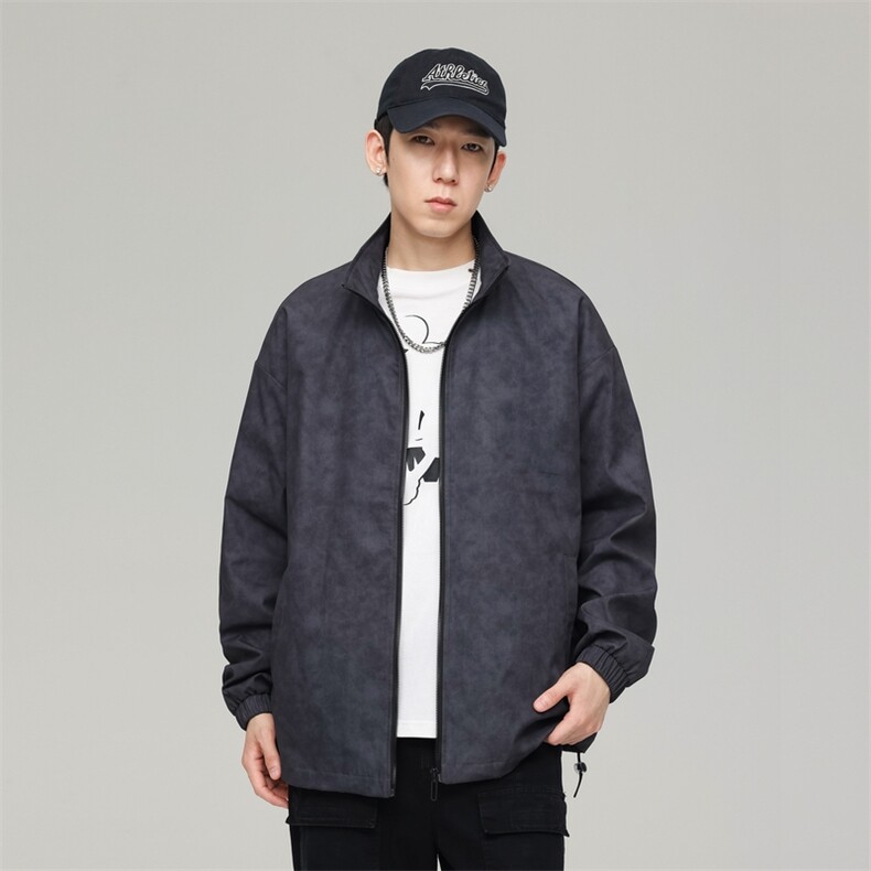 日系口袋机能复古外套宽松休闲教练夹克男冲锋衣cityboy0662P85,男装夹克,电商A400（原B301）