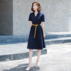 2021夏季新款韩版高腰减龄显瘦时尚连衣裙，女装连衣裙，辉之琳
