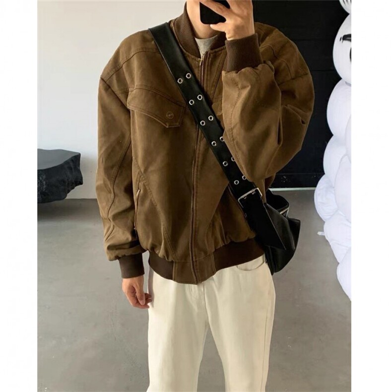 1506-1/GW250/P64美式复古工装夹克男女春秋冬新款棒球服,男装夹克,星座1506A