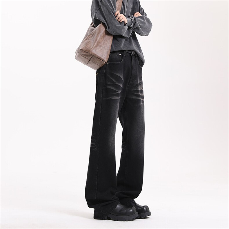 春季美式ins高街hiphop重工艺水洗牛仔裤货号K2320-1P55，男装牛仔裤，电商A063