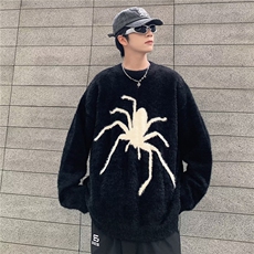 美式圆领毛衣男慵懒风休闲水貂绒针织衫MY45P63，男装针织衫/毛衣，星座1116-2