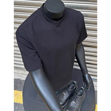 夏季液态棉空气层廓形正肩短袖T恤男百搭半袖纯色上衣LTX122-p35，男装T恤，星座1008
