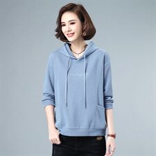 卫衣2021新款女长袖秋装韩版宽松大码套头上衣显瘦春秋外套潮，女装卫衣/绒衫，依恋蒂丝