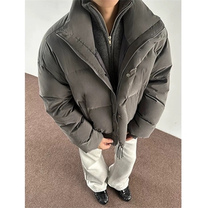 网图有货 美式复古加厚保暖棉衣立领短款休闲棉服男女 A1119-P98图片