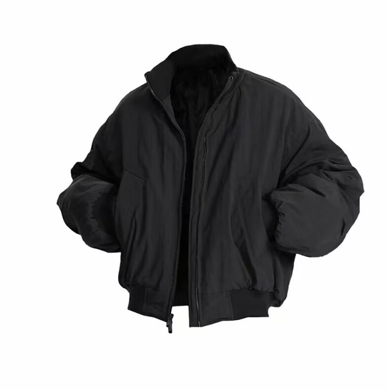 美式飞行夹克男痞帅立领短款男士外套棒球服潮 1001-1-J622-P60图片