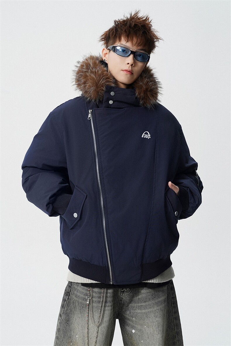 有90绒报告可拆卸毛领羽绒服派克服标90绒78197P268控428,男装羽绒服,星座226-1