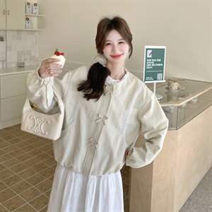 26春新款现-小香风花边休闲温柔风短外套2601-P170K278图片