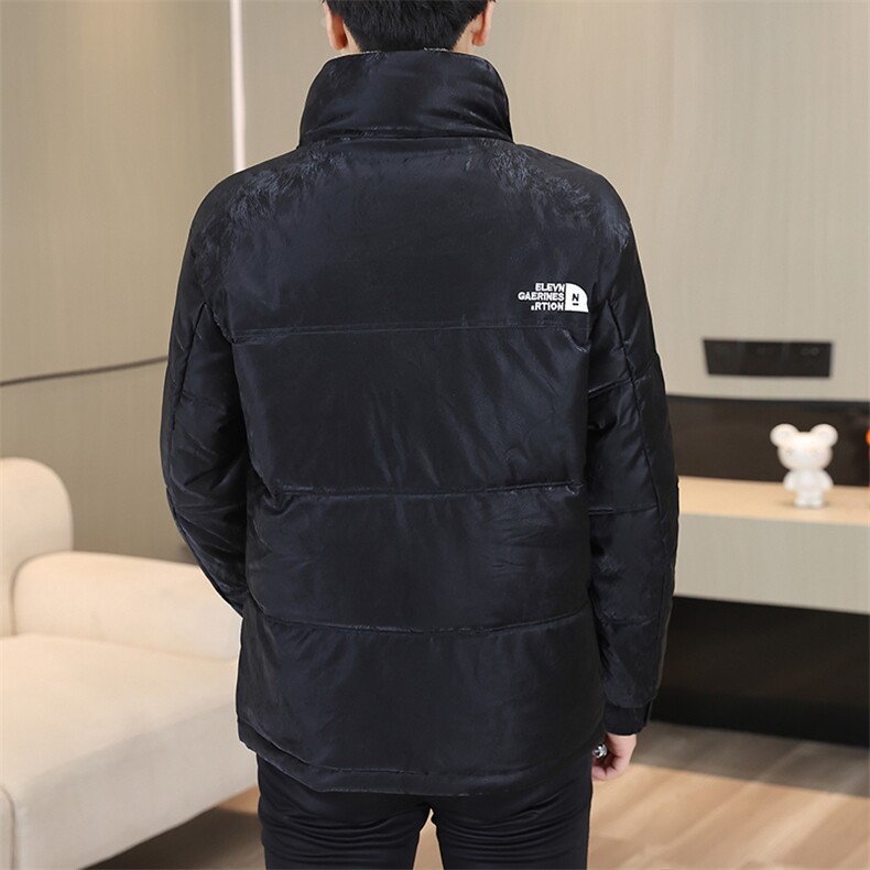 冬季加厚棉衣男休闲立领PU棉衣防水潮流皮衣棉服外套X19809-P120,男装皮衣,星座310B-3