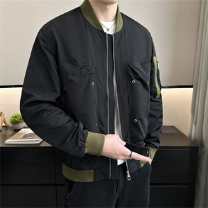 2025春装 店主风新款撞色棒球领时尚潮流夹克休闲外套58102-P115图片