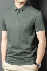 YL2568春夏男士新款短袖T恤青年修身翻领体恤休闲打底衫，男装T恤，电商B360
