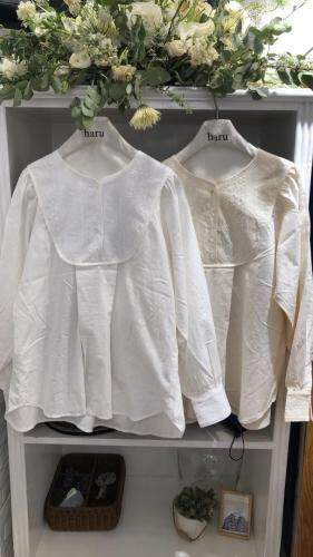 现货夏季新款衬衣，女装，haru 笠原