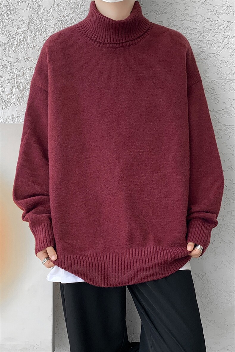 8XL-M神款搭配！！！特大码高领毛衣男打底衫百搭内搭MY1214P45,男装针织衫/毛衣,电商D206-1