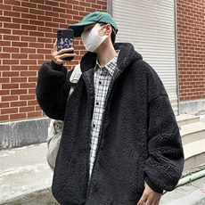 517A-8-Y917-P125现货刺绣羊羔毛棉衣外套大码，男装棉衣，星座517A-8（原B282）
