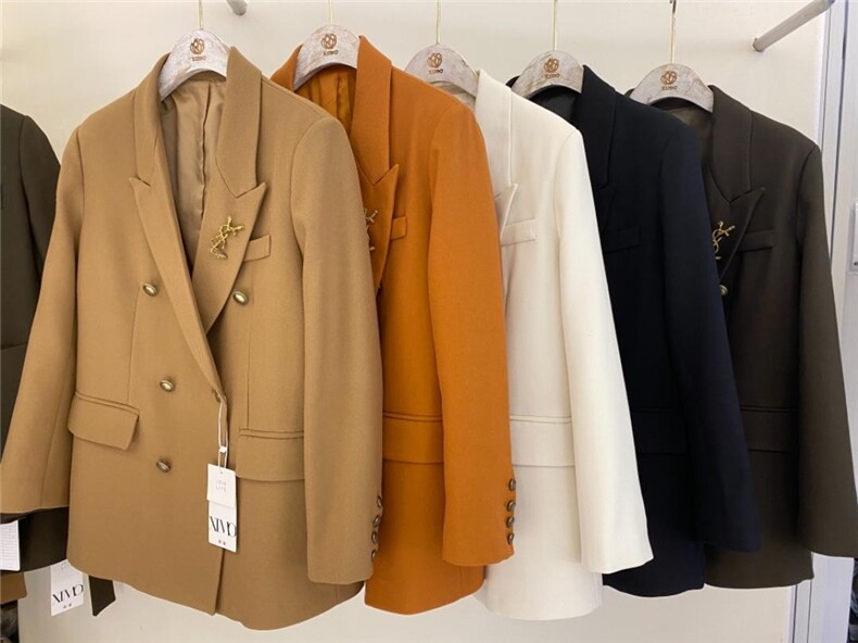 秋季新款金纺西装，女装西装，XIMO 熙茉