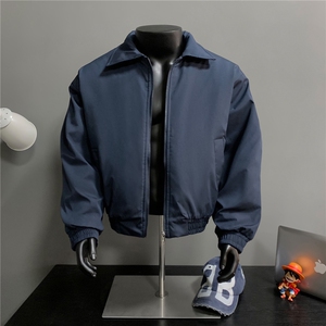 大货冬装美式飞行员夹克棉服厚外套男装冬季宽松翻领棉衣S374特75图片