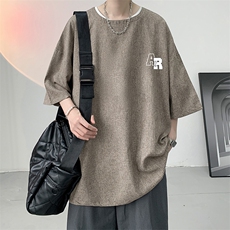 风复古亚麻短袖男棉麻t恤男半袖ZT71369-P35，男装T恤，电商A040