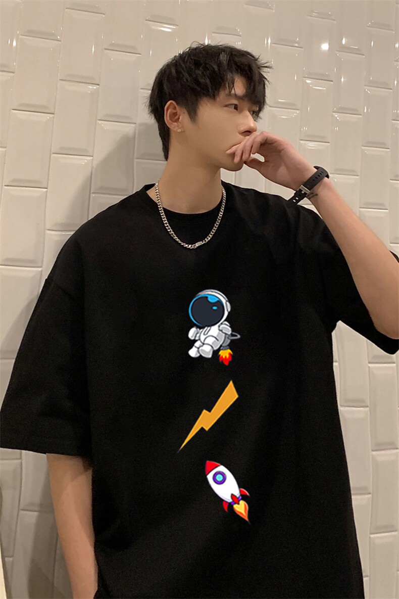 麂皮绒短袖t恤男大码半袖男JD82165-P25,男装T恤,电商A040