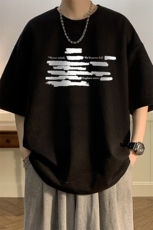 麂皮绒短袖t恤男大码半袖男JD82445-P25，男装T恤，电商A040