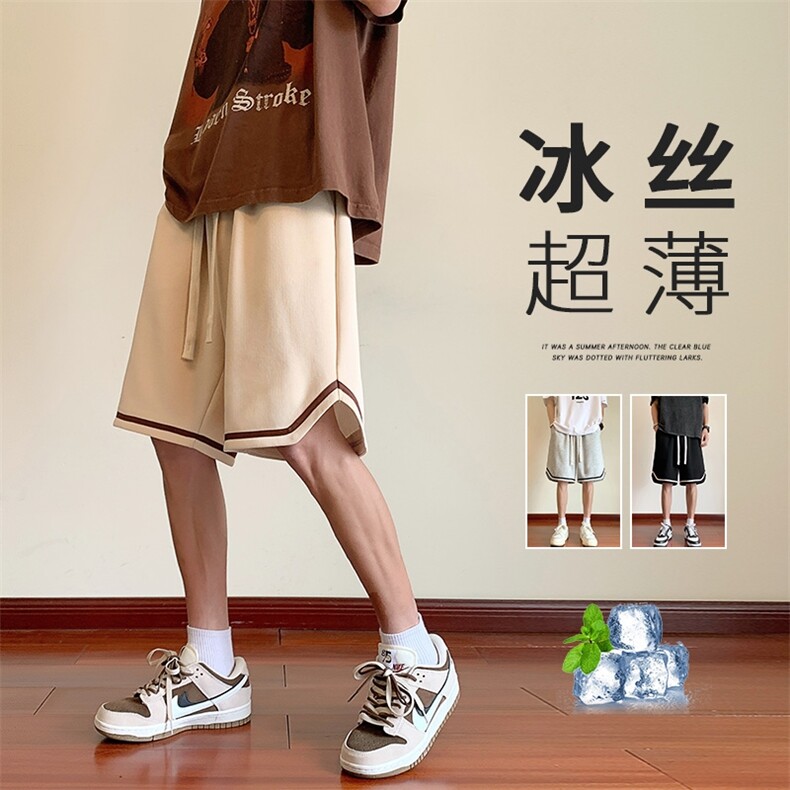DK6964P30红地板 华棉短裤篮球大码宽松户外时尚休闲夏季短裤男图片
