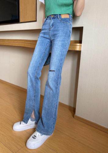 开衩小微喇，女装，可家 cutiesister