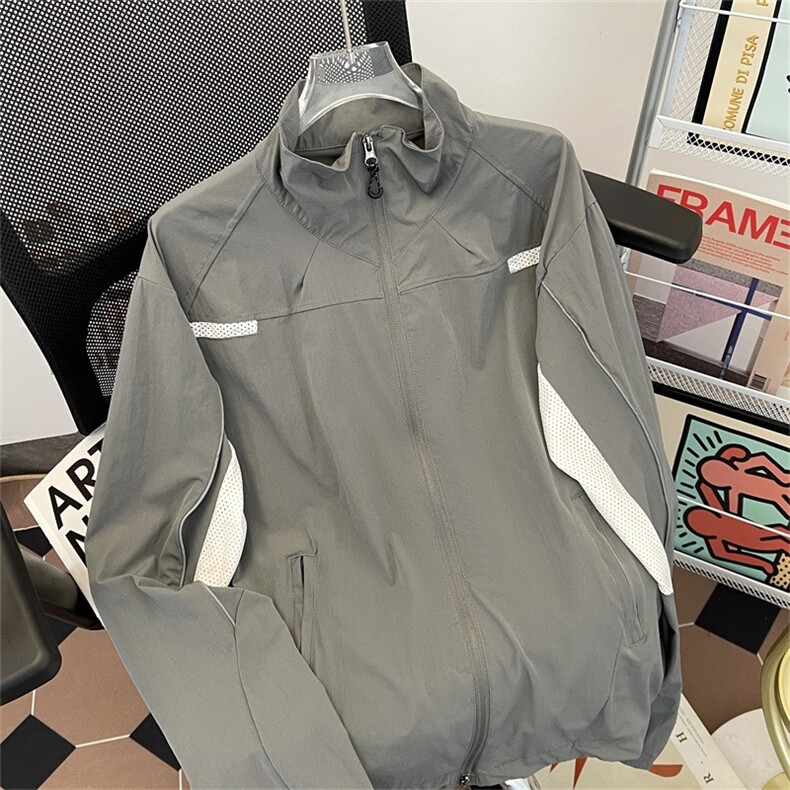 山系冰丝轻薄防晒衣男款夏季防紫外线户外冲锋衣立领透气骑行外套，男装防晒衣，星座506A